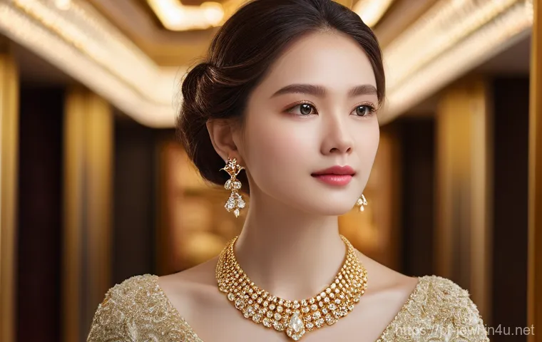 골드 도금과 골드 필드 차이 - **Prompt for Gold-Plated Jewelry:**
"A sophisticated young woman, gracefully holding a delicate,...