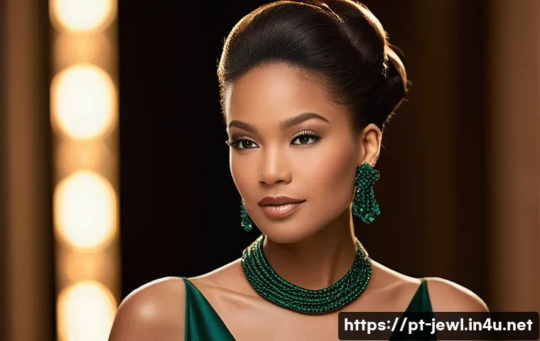 골드 체인과 실크 리본 조합 관련 이미지 2